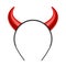 Devils horns head gear