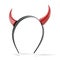 Devils horns head gear