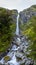 Devils Punchbowl Waterfall in New Zealand