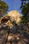 Devils Tower Looms Over Tumbled Boulders