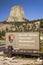 Devils Tower National Monument Sign