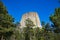 The Devils Tower in Wyoming