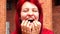 Devious And Sinister Teen Girl With Red Hair