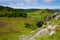 Devon countryside in the Valley of Rocks Lynton