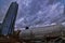 Devon energy center tower and and myriad botanical gardens in downtown Oklahoma city