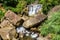 Devon waterfall in Nuwara Eliya, Sri Lanka.