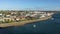 Devonport city aerial landscape view in Tasmania Australia