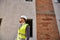 devoted businessman in safety vest and