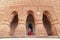 Devotee at Madanmohan Temple, Bishnupur , India