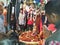 Devotees crowd in Shiv temple during a festive occasion