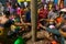 Devotees praying to Lord Shiva - Gajan festival