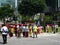 Devotees during Thaipusam