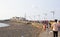 Devotees and tourists on way to Haji Ali Mosque