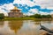 Dewan Undangan Negeri Sarawak. Sarawak State Legislative Assembly in Kuching, Sarawak, Malaysia. Monument to the crocodile.