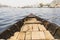 Dhaka, Bangladesh, February 24 2017: Ride in a rowboat on the Buriganga river in Dhaka