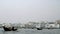 Dhaka, Bangladesh: Many small boats crossing the river at Sadarghat in Dhaka