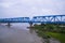 Dhaka to Bhanga railway Steel structure Rail Bridge Over the Arialkha River in Bangladesh