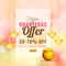 Dhanteras festival offer 30-70% discount with illustration of go