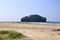 Dharmadam island and beach in Kannur, Kerala, India