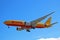 DHL Boeing 777F Operated By AeroLogic About To Land