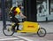 DHL delivery bike