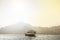 Dhow boat near the Musandam