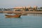 Dhows near the Museum of Islamic Arts in Doha