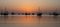 dhows in the shore parked at katara beach in qartar during dhow festival