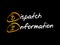 DI - Dispatch Information acronym, business concept