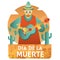 dia de los muertos design. Vector illustration decorative design