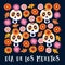 Dia de los Muertos or Halloween greeting card, invitation. Mexican Day of the Dead. Decorative Calavera catrina skulls
