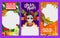 Dia de Los Muertos holiday social media templates