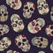 Dia de los muertos seamless pattern