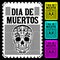 Dia de Muertos Mexican Day of the death spanish text vector poster decoration