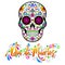 Dia de muertos, Mexican Sugar skulls, Day of the dead Halloween vector illustration