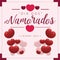 Dia dos Namorados June 12 Brazil Valentines Lovers Day heart poster background banner greeting card design