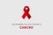 Dia Mundial da Luta contra o Cancro. Translation: World Cancer Day, on february 4