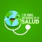 Dia mundial de la Salud - World health day april 7 spanish text