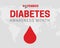 Diabetes Awareness Month Background Illustration