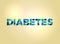 Diabetes Concept Colorful Word Art