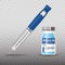 Diabetes Insulin Pen Syringe and Vial