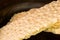 diabetic diet crunches - crispy waffle crispbread from wheat, texture