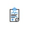 Diagnosis , health, medical, patient, Diagnostic Report Icon