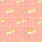 Diagonal eggs ornament seamless stylized pattern. Omelette doodle sketch on pink chequered background