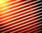 Diagonal jalousie blinds object during sunset background