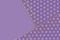 Diagonal layers of overlapping purple patterned paper