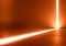 Diagonal orange neon line object background