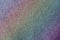 Diagonal rainbow gradient on knitted fabric