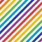 Diagonal rainbow rectangular lines