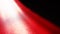 Diagonal rays of light on a red or scarlet background. Blurred abstract background light effect, light leaks. Side